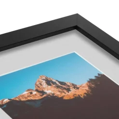 ArtToFrames Collage Photo Picture Frame with 3 - 5x7 inch Openings, Framed in Black with Over 62 Mat Color Options and Plexi Glass (CSM-3926-138)