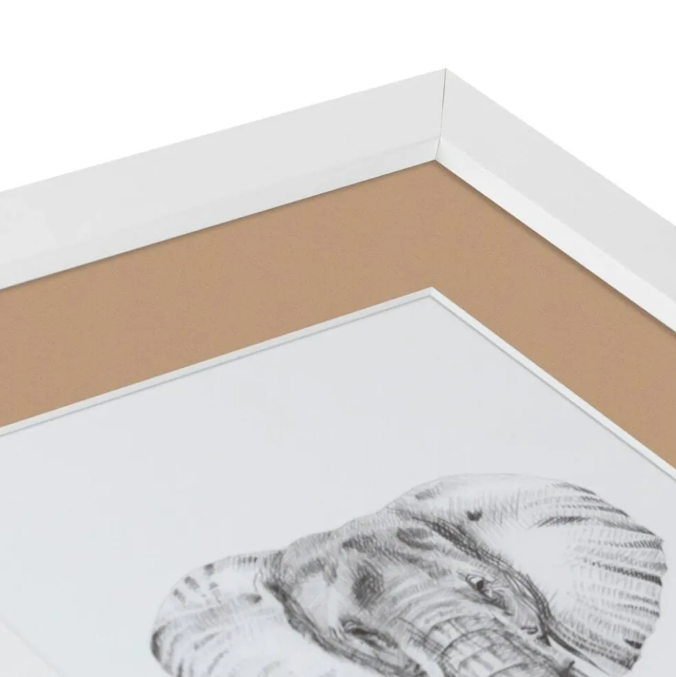 ArtToFrames Collage Photo Picture Frame with 4 - 5x7 inch Openings, Framed in White with Over 62 Mat Color Options and Plexi Glass (CSM-3966-179)