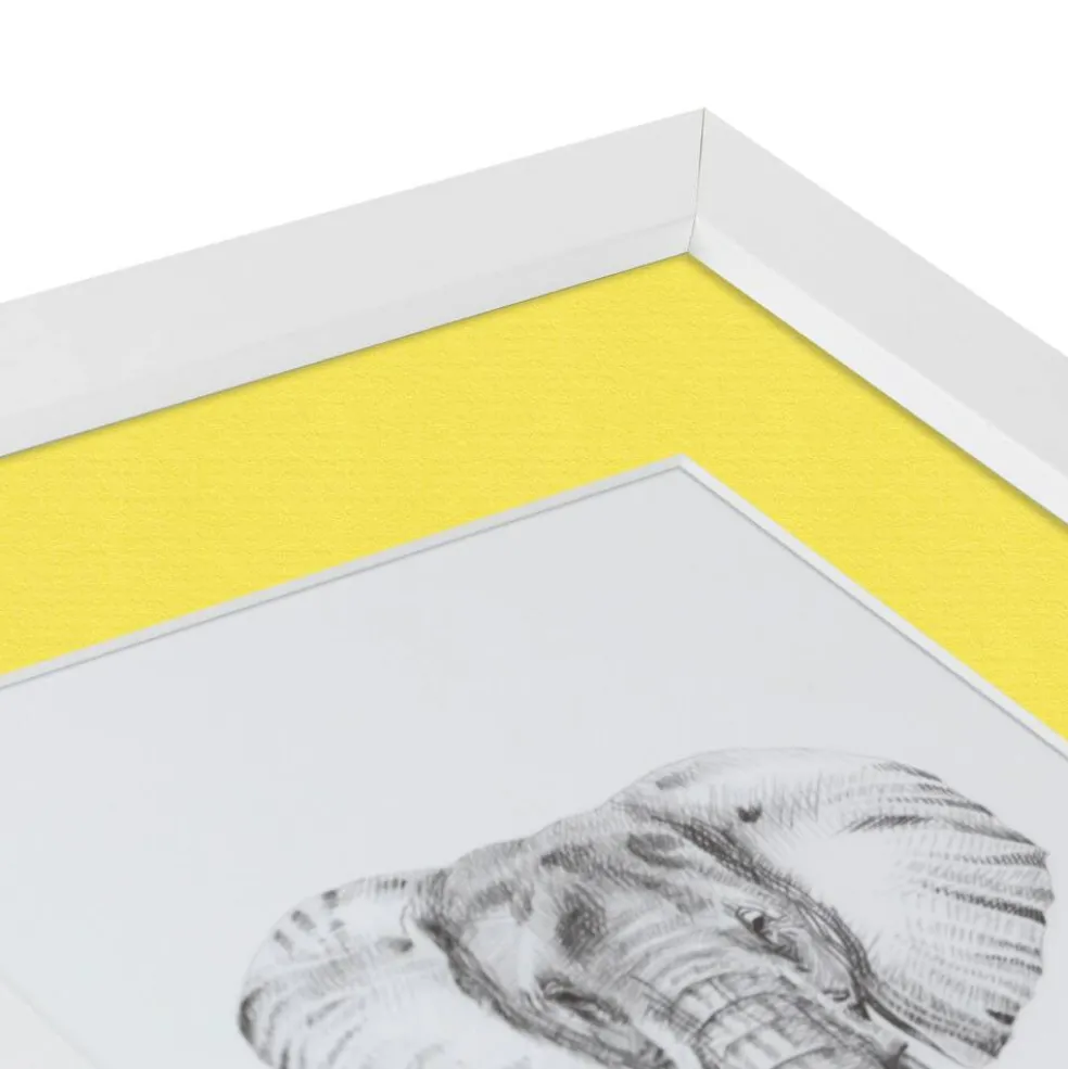ArtToFrames Collage Photo Picture Frame with 4 - 5x7 inch Openings, Framed in White with Over 62 Mat Color Options and Plexi Glass (CSM-3966-179)