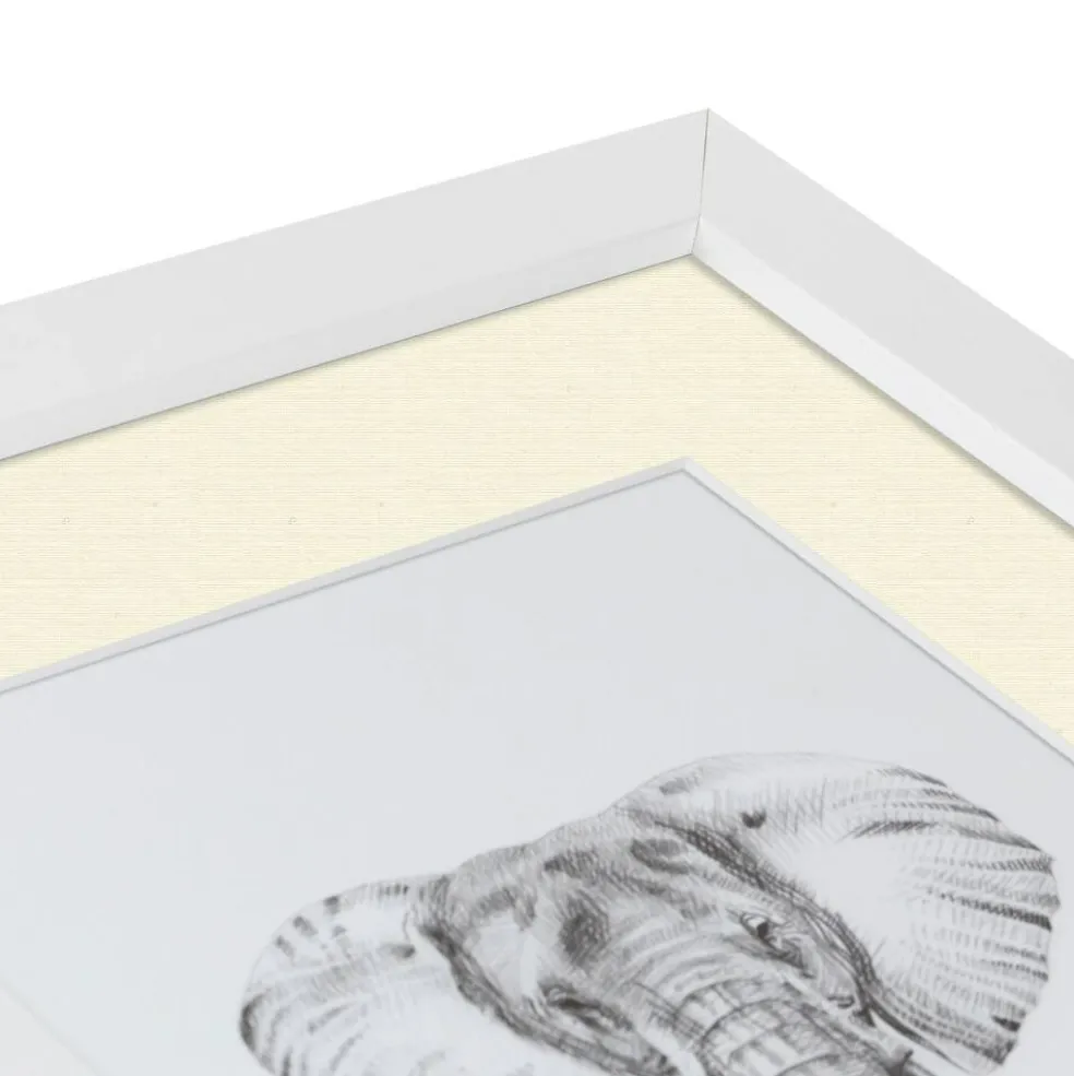ArtToFrames Collage Photo Picture Frame with 4 - 5x7 inch Openings, Framed in White with Over 62 Mat Color Options and Plexi Glass (CSM-3966-179)
