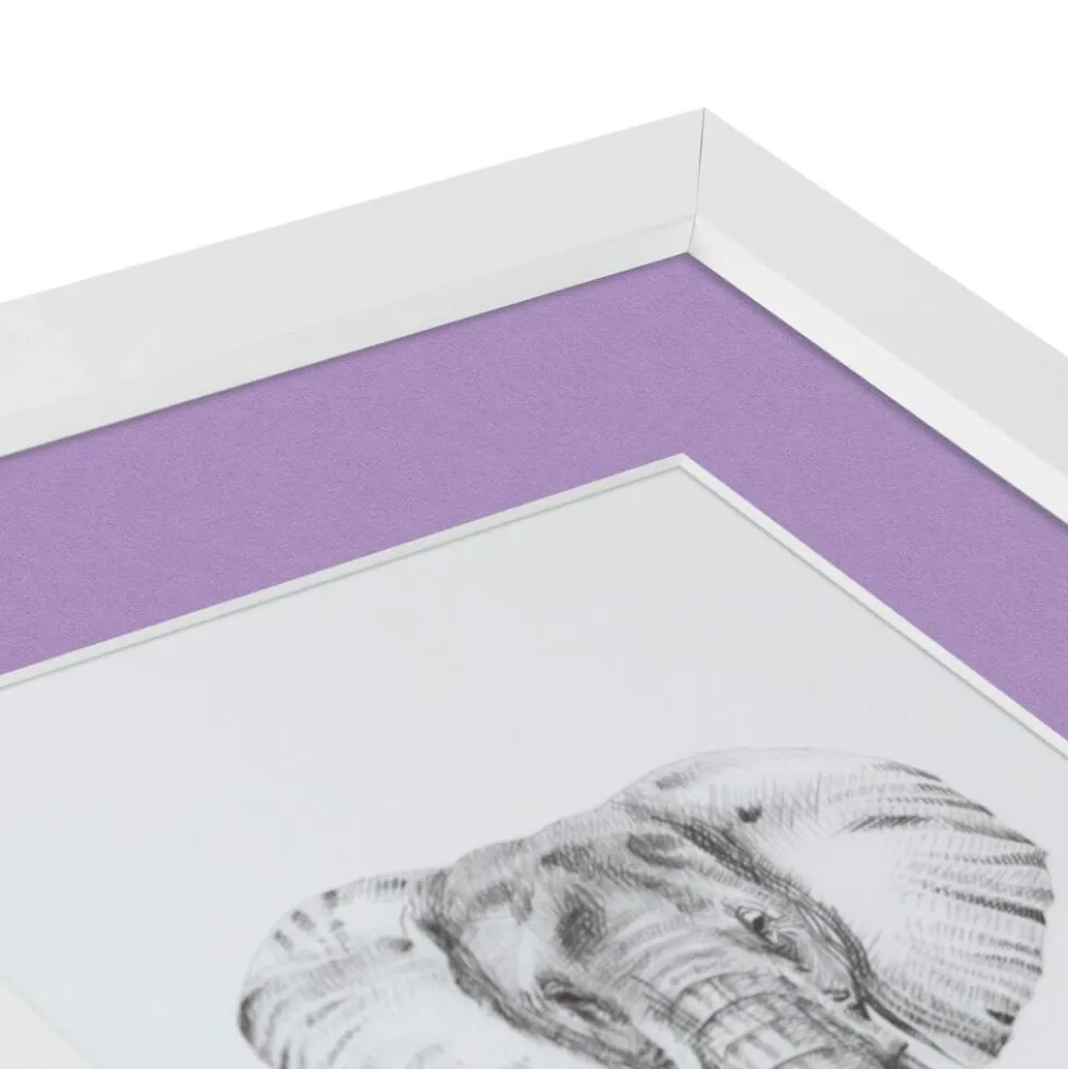ArtToFrames Collage Photo Picture Frame with 4 - 5x7 inch Openings, Framed in White with Over 62 Mat Color Options and Plexi Glass (CSM-3966-179)