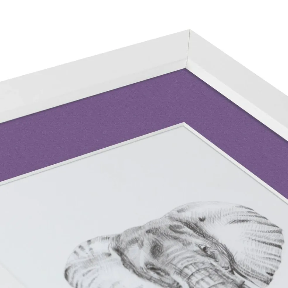 ArtToFrames Collage Photo Picture Frame with 4 - 5x7 inch Openings, Framed in White with Over 62 Mat Color Options and Plexi Glass (CSM-3966-179)