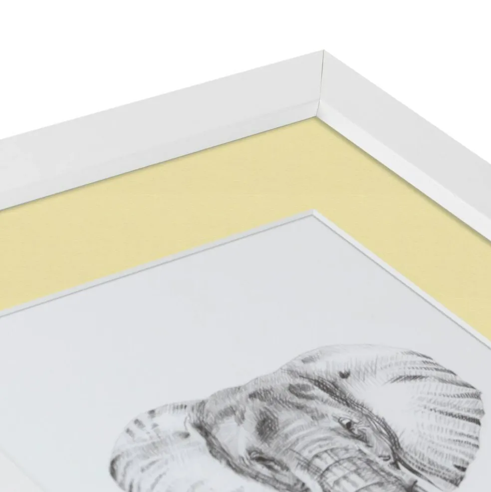ArtToFrames Collage Photo Picture Frame with 4 - 5x7 inch Openings, Framed in White with Over 62 Mat Color Options and Plexi Glass (CSM-3966-179)