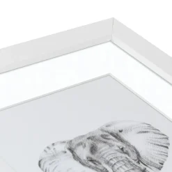 ArtToFrames Collage Photo Picture Frame with 4 - 5x7 inch Openings, Framed in White with Over 62 Mat Color Options and Plexi Glass (CSM-3966-179)