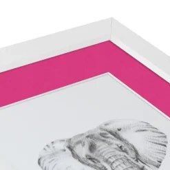 ArtToFrames Collage Photo Picture Frame with 4 - 5x7 inch Openings, Framed in White with Over 62 Mat Color Options and Plexi Glass (CSM-3966-179)