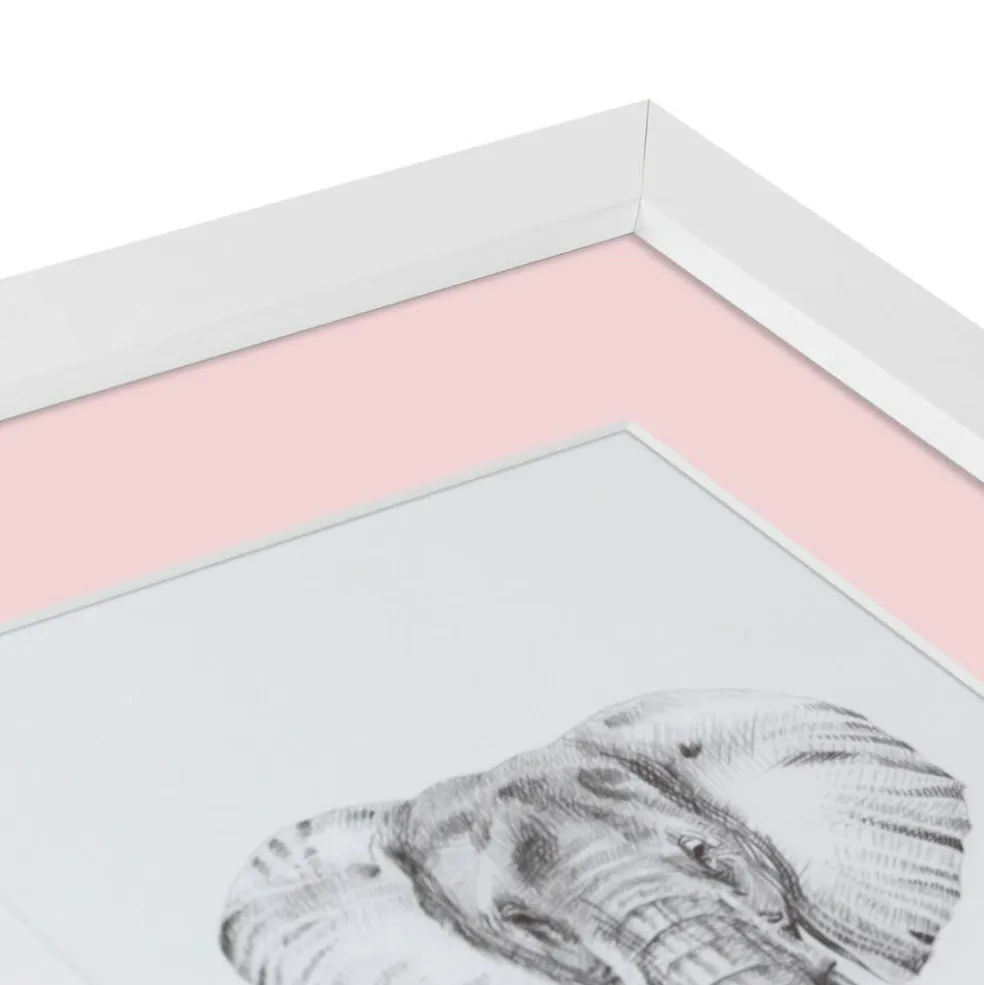 ArtToFrames Collage Photo Picture Frame with 4 - 5x7 inch Openings, Framed in White with Over 62 Mat Color Options and Plexi Glass (CSM-3966-179)