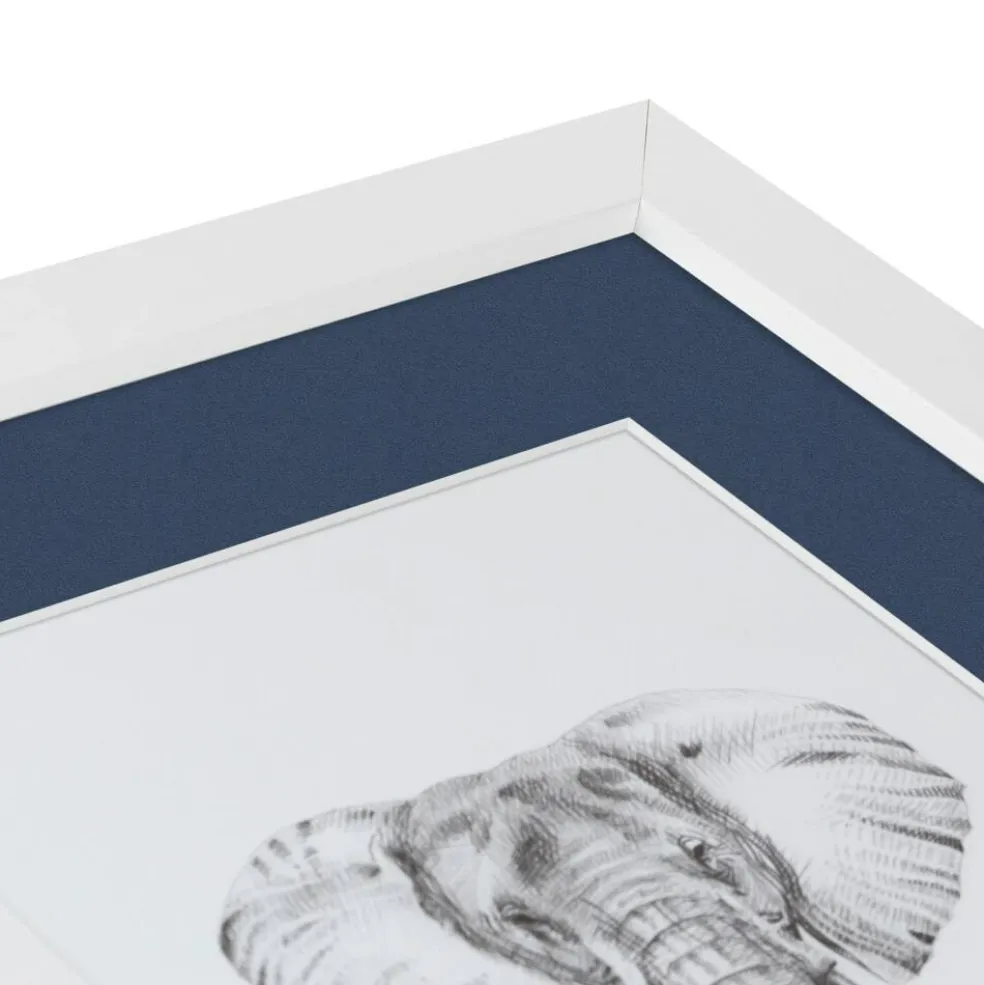 ArtToFrames Collage Photo Picture Frame with 4 - 5x7 inch Openings, Framed in White with Over 62 Mat Color Options and Plexi Glass (CSM-3966-179)