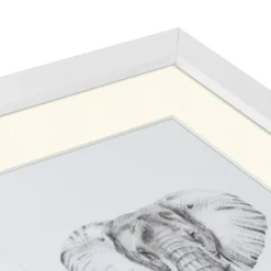 ArtToFrames Collage Photo Picture Frame with 3 - 4x6 inch Openings, Framed in White with Over 62 Mat Color Options and Regular Glass (CSM-3966-113)