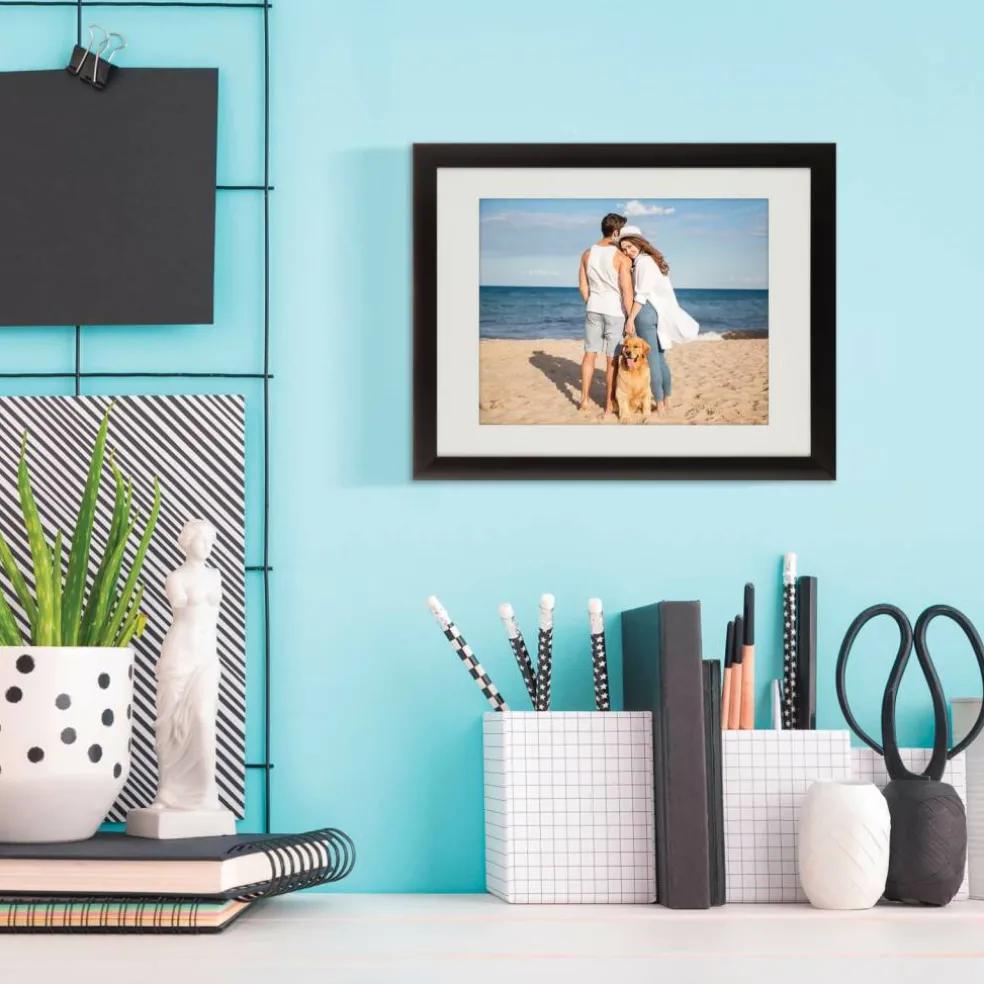 Aspect Black Frame with Mat by Studio Décor®
