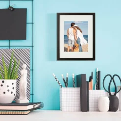 Aspect Black Frame with Mat by Studio Décor®