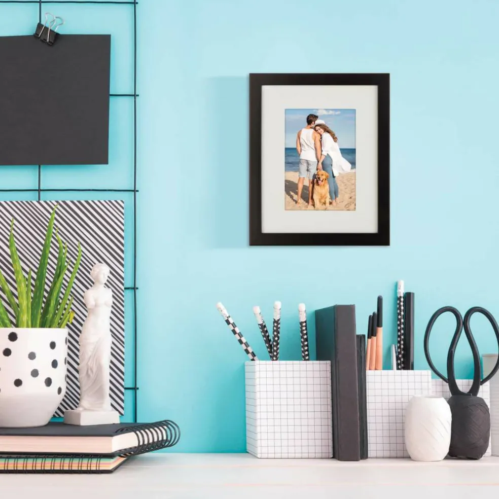 Aspect Black Frame with Mat by Studio Décor®