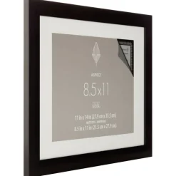 Aspect Black Frame with Mat by Studio Décor®