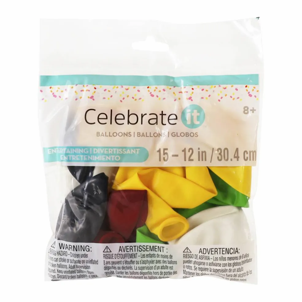 12" Assorted Balloons by Celebrate It™, 15ct.