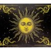 Assorted 8" Black & Gold Celestial Glass Plate, 1pc. by Ashland®