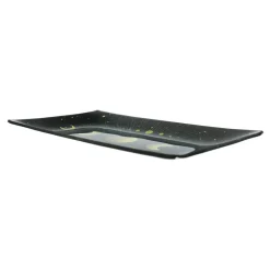 Assorted 8" Black & Gold Celestial Glass Plate, 1pc. by Ashland®