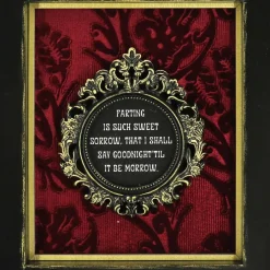 Assorted Black & Red Romeo & Juliet Quote Wall Décor, 1pc. by Ashland®
