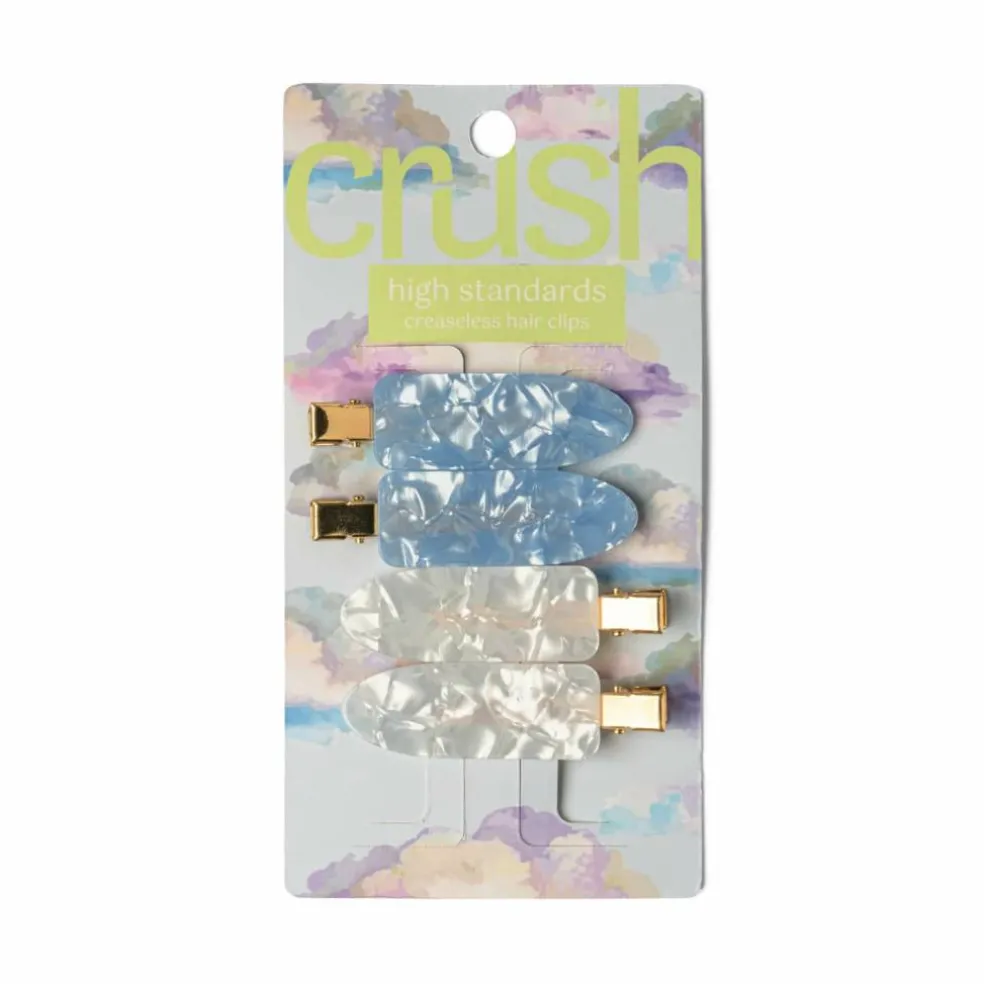 Assorted Crush™ High Standards Creaseless Hair Clips, 4pc.