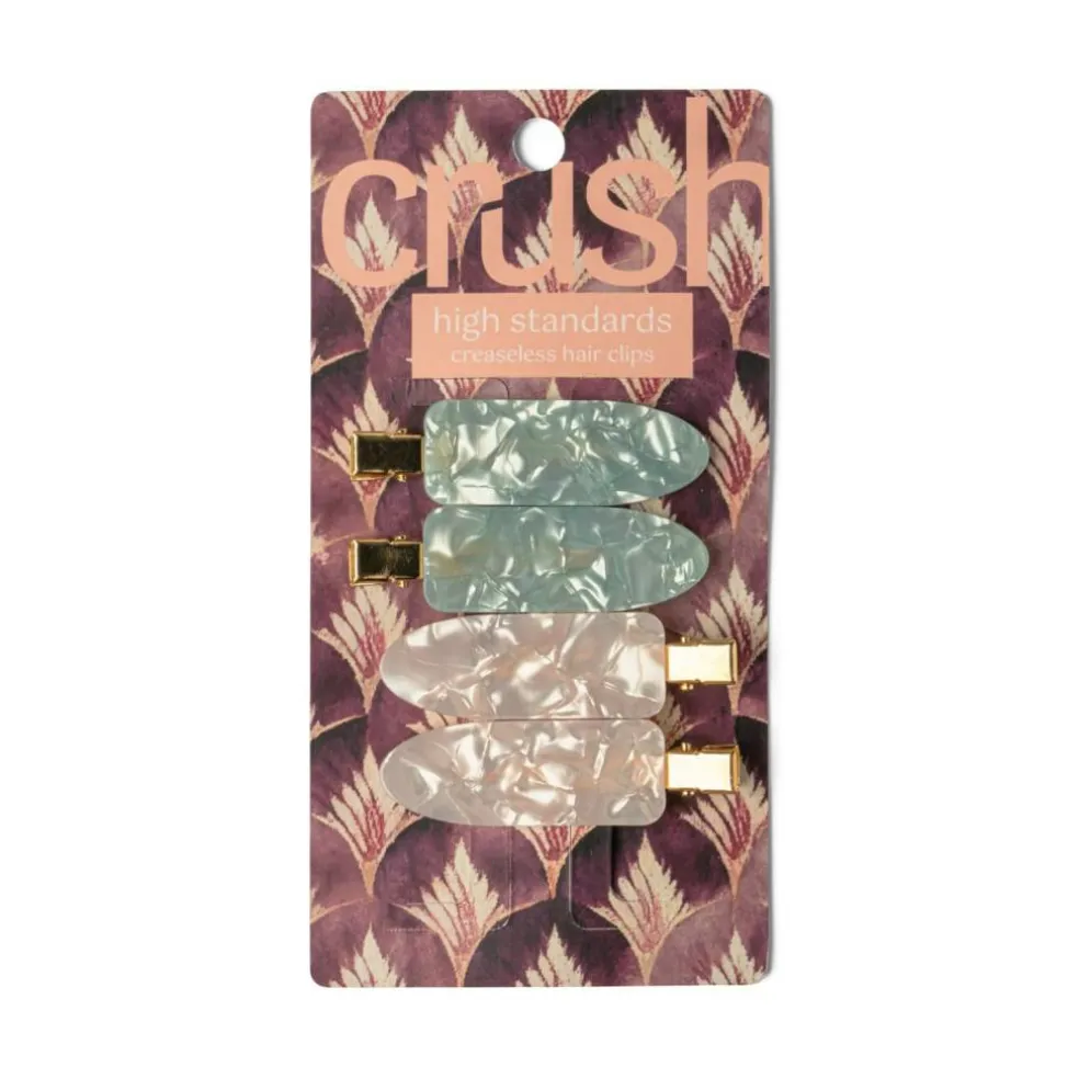 Assorted Crush™ High Standards Creaseless Hair Clips, 4pc.