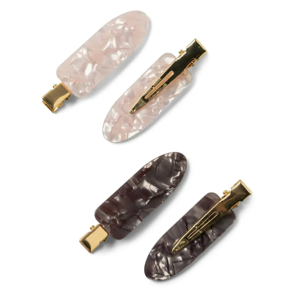 Assorted Crush™ High Standards Creaseless Hair Clips, 4pc.
