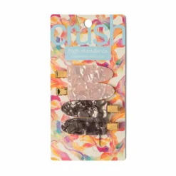 Assorted Crush™ High Standards Creaseless Hair Clips, 4pc.