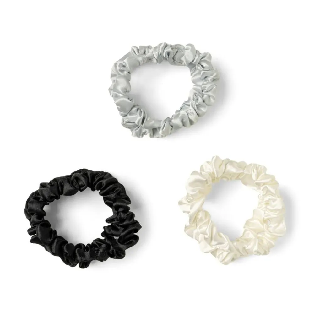 Assorted Crush™ Take Care Satin Scrunchies, 6pc.