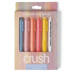 Assorted Crush™ Warmest Regards Quote Pen Set, 6pc.