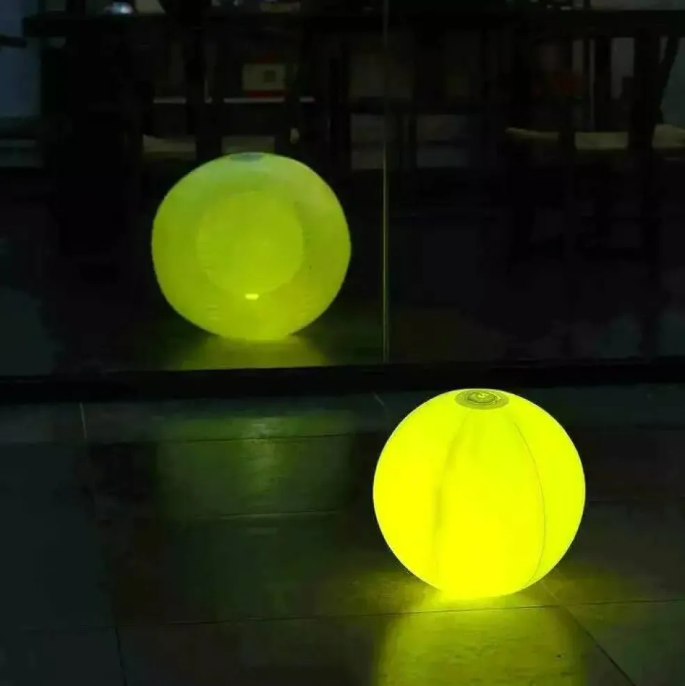 20" Assorted LED Ball Orb Inflatable Floating Pool Light Home Decorations