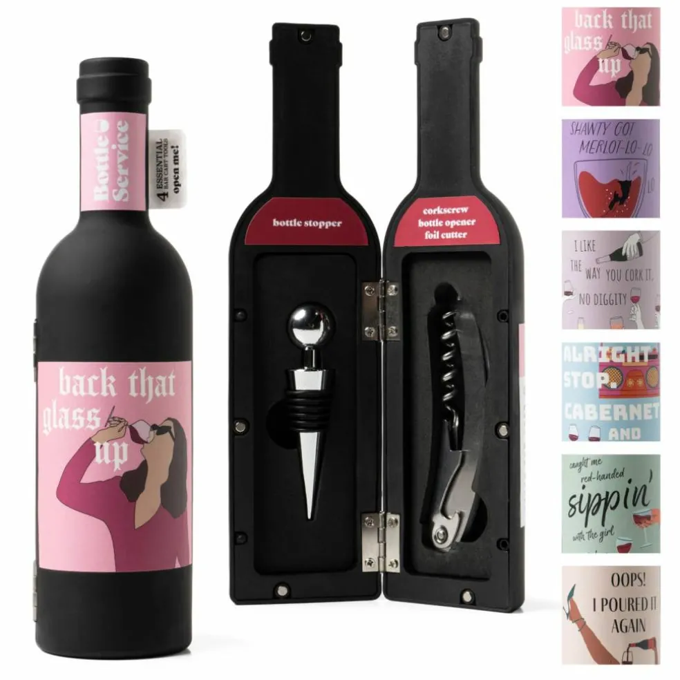 Assorted Modern Monkey® Bottle Service Wine Accessories Set, 1pc.