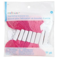 Assorted Pinks Floss Friendship Bracelet Kit by Creatology™