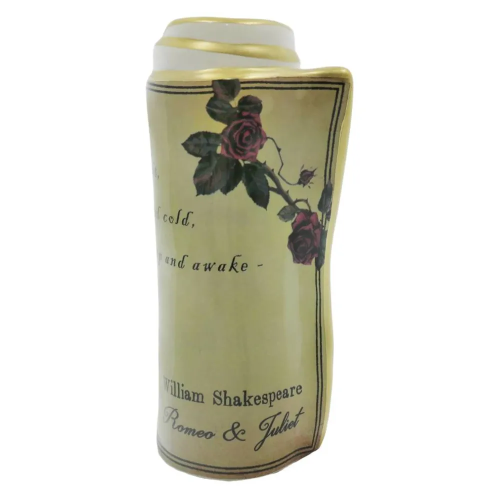 Assorted 7" Romeo & Juliet Ceramic Scroll Vase, 1pc. by Ashland®