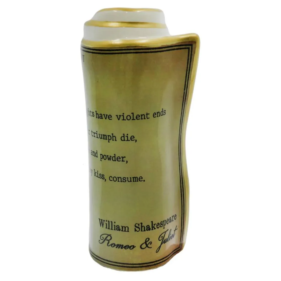 Assorted 7" Romeo & Juliet Ceramic Scroll Vase, 1pc. by Ashland®