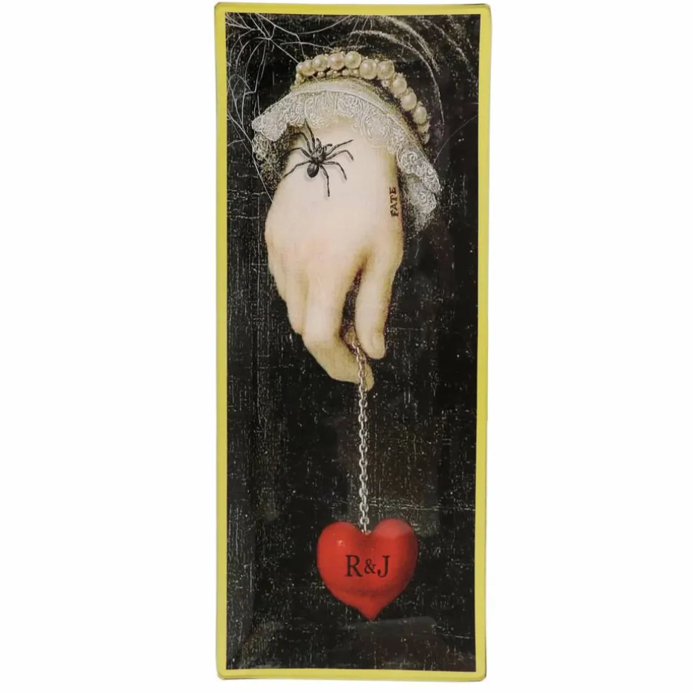 Assorted 10.5" Romeo & Juliet Glass Trinket Plate, 1pc. by Ashland®