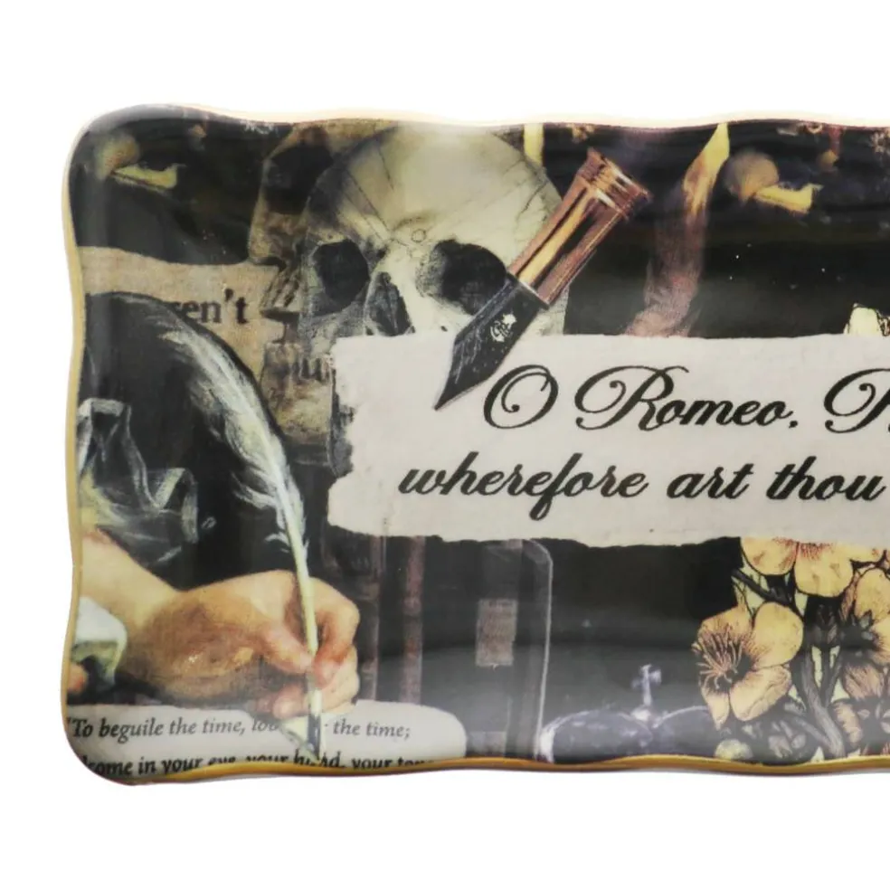 Assorted 7" Romeo & Juliet Quote Ceramic Plate, 1pc. by Ashland®