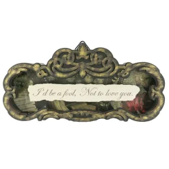 Assorted 12" Romeo & Juliet Quote Tabletop Sign in Ornate Frame, 1pc. by Ashland®