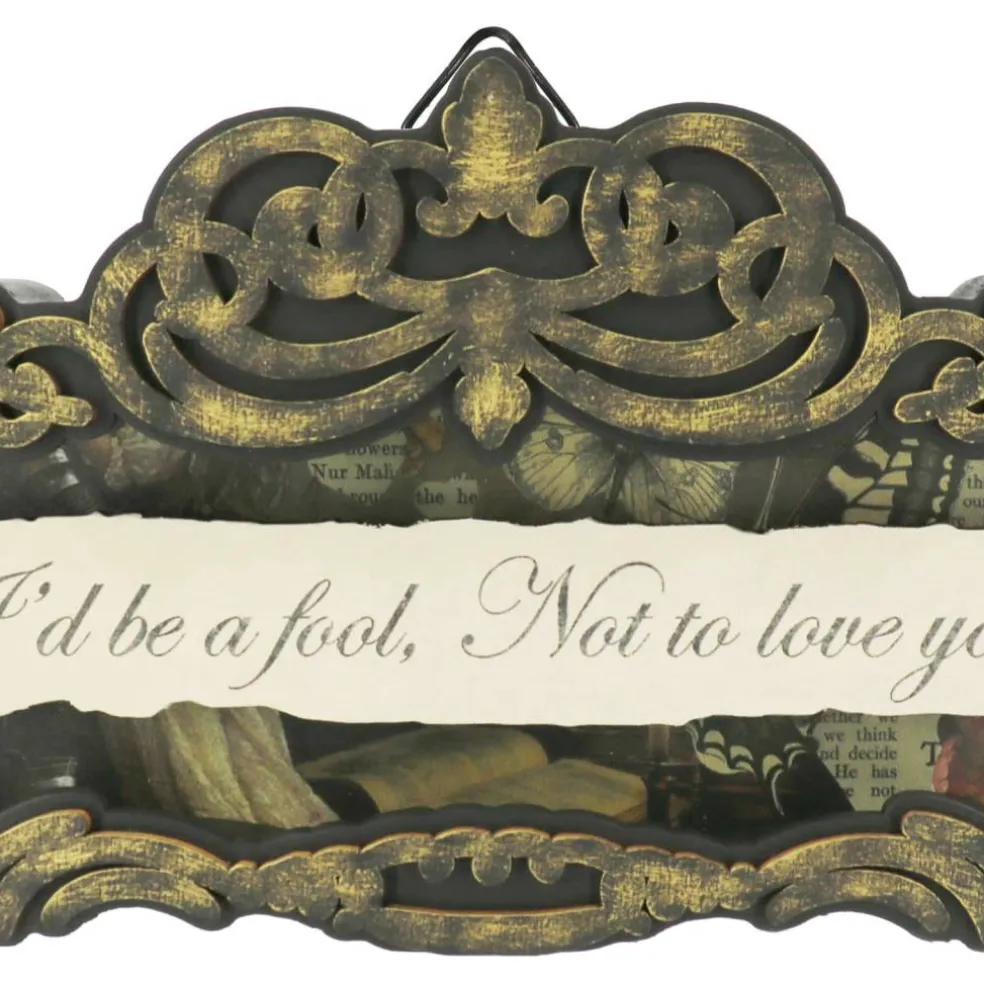 Assorted 12" Romeo & Juliet Quote Tabletop Sign in Ornate Frame, 1pc. by Ashland®