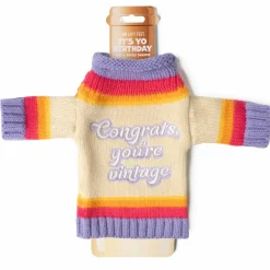 Assorted Two Left Feet®  It's Yo Birthday Wine & Bottle Sweater, 1pc.