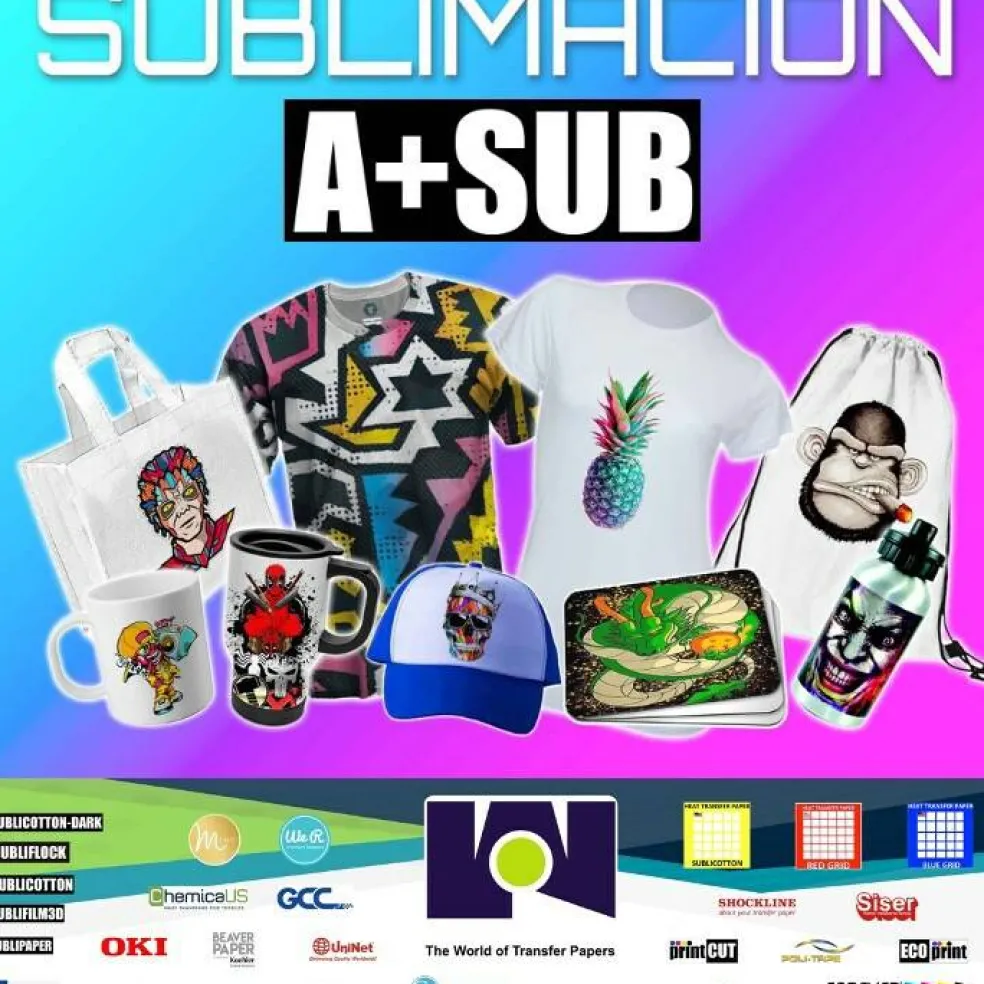 A-SUB Sublimation Paper for DIY Unique Christmas Gifts Compatible with Inkjet Printer which Match Sublimation Ink