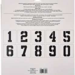 Athletic Number Stencils, 12