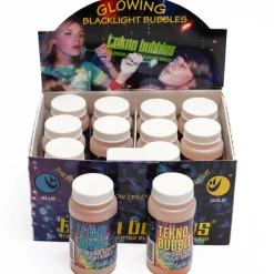 Atomic Bubbles 4oz. Blue & Gold Tekno Bubbles, 12ct.