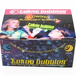 Atomic Bubbles 4oz. Blue & Gold Tekno Bubbles, 12ct.