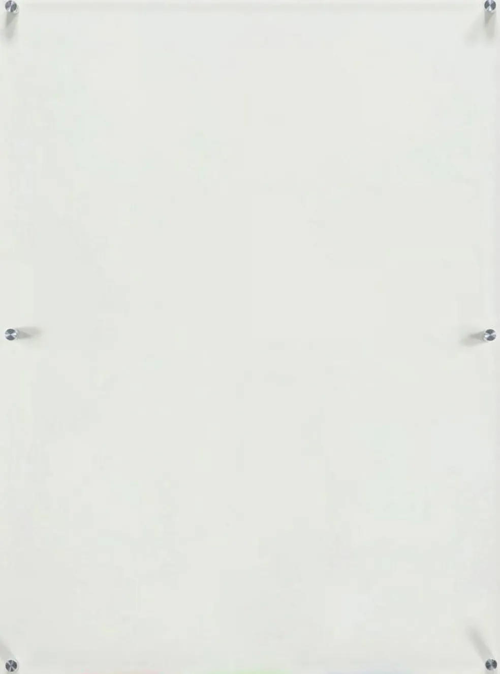 Audio-Visual Direct Clear Glass Dry-Erase Board Set - Includes Hardware & Marker Tray