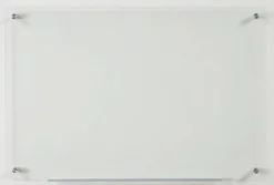 Audio-Visual Direct Clear Glass Dry-Erase Board Set - Includes Hardware & Marker Tray