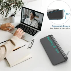 Audio-Visual Direct - Glass Desktop Computer Keyboard Whiteboard Notepad Set