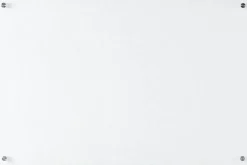 Audio-Visual Direct Magnetic Ultra White Glass Dry-Erase Board Set Includes Magnets, Hardware & Marker Tray