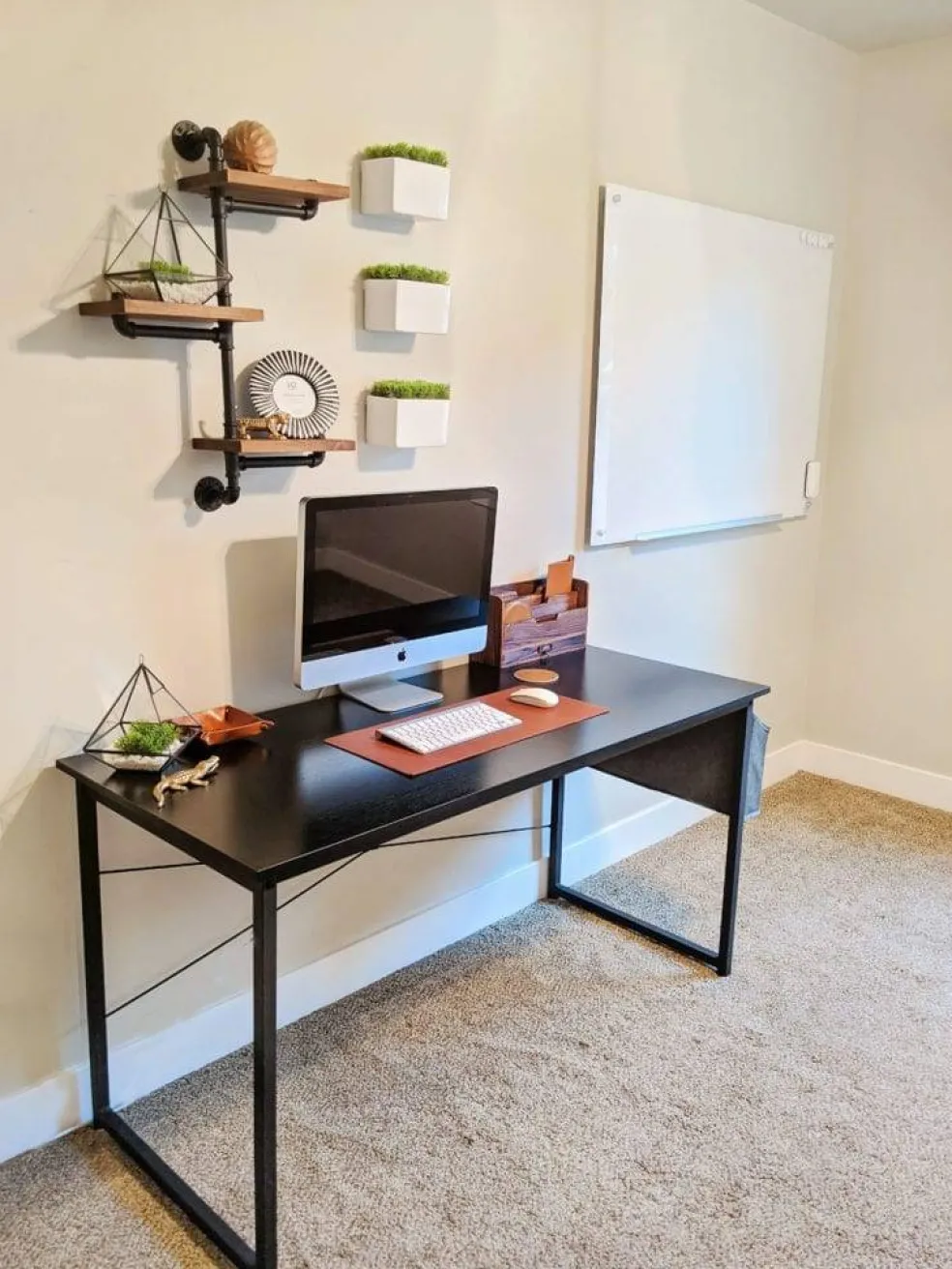 Audio-Visual Direct Magnetic Ultra White Glass Dry-Erase Board Set Includes Magnets, Hardware & Marker Tray