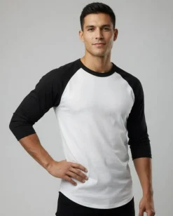 Augusta Sportswear Unisex Three Quarter Sleeve Baseball Jersey Free Shipping