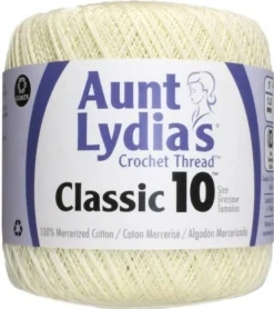 Aunt Lydia's Crochet Cotton Thread Classic 10