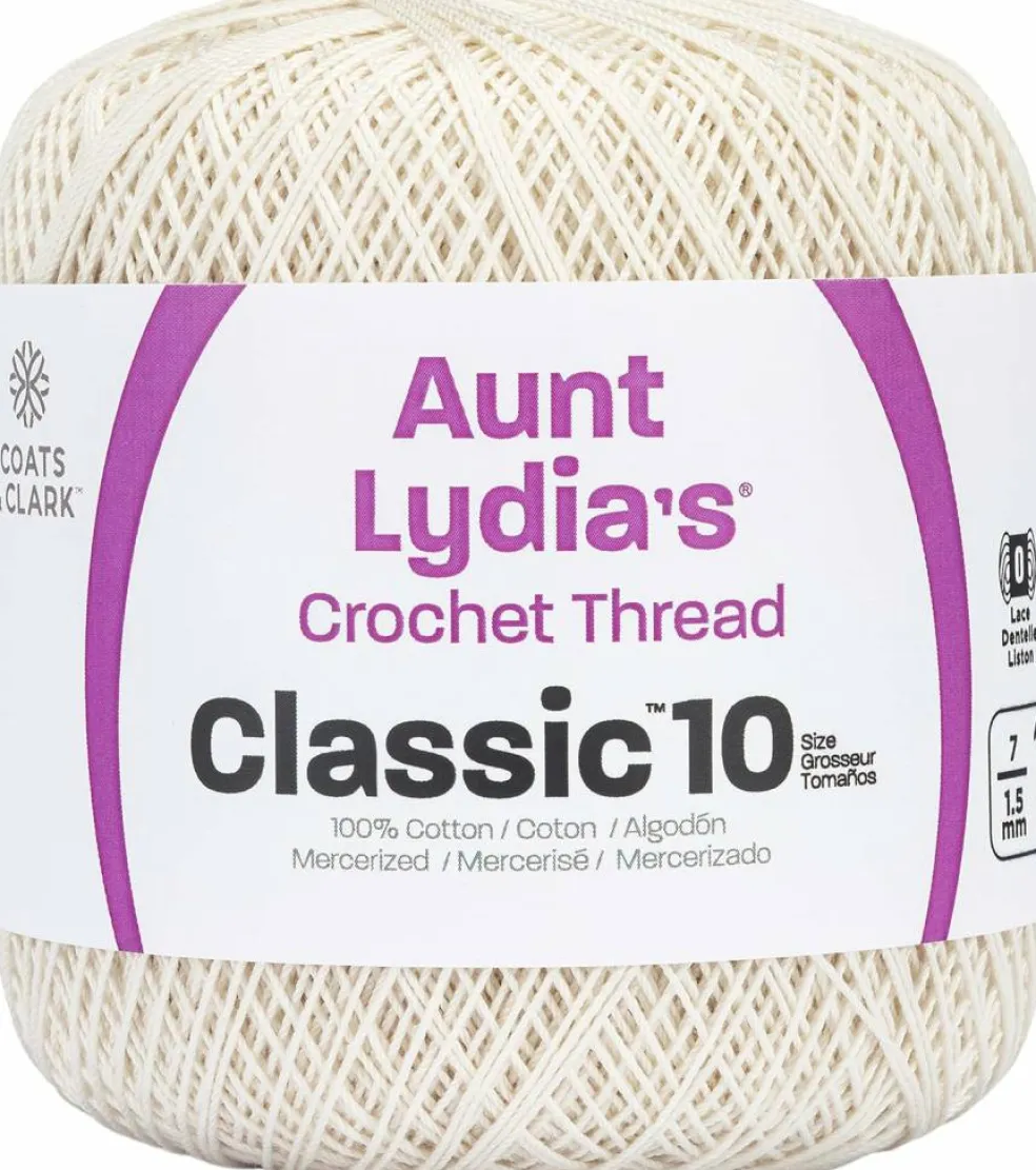 Aunt Lydia's Crochet Cotton Thread Classic 10