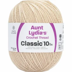 Aunt Lydia's® Jumbo Crochet Cotton Thread, Natural