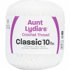 Aunt Lydia's® Size 10 Classic Cotton Crochet Thread